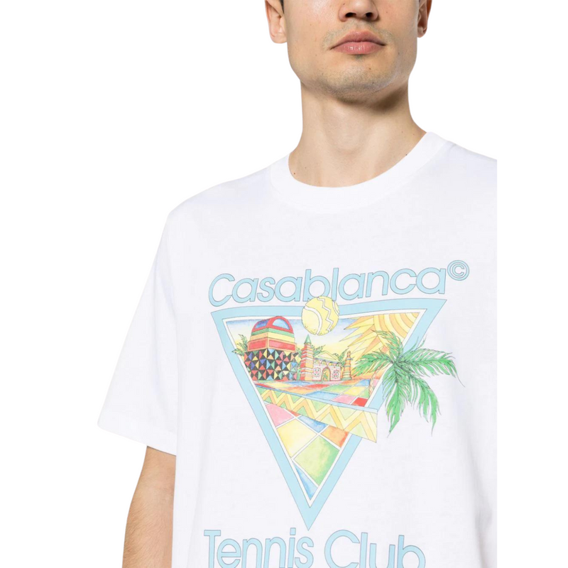 Casablanca Afro Cubism Tennis Club T-shirt