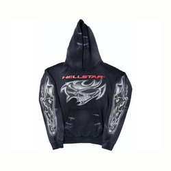 Hellstar Airbrushed Skull Hoodie