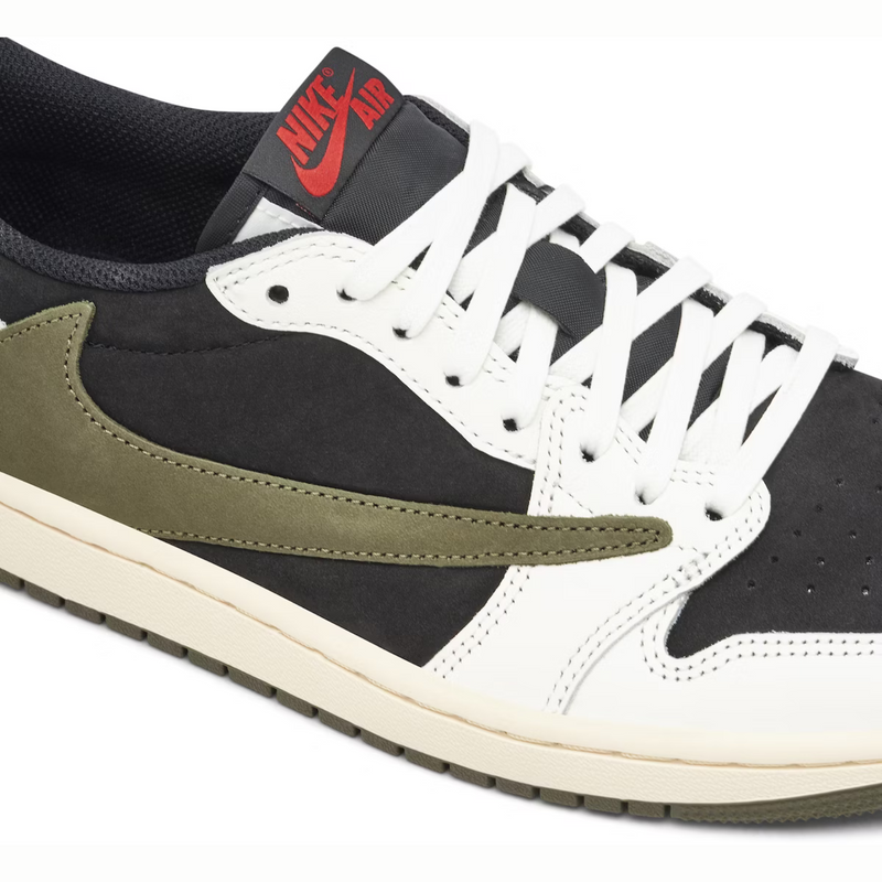 Jordan 1 Retro Low Travis Scott Olive (Women's)