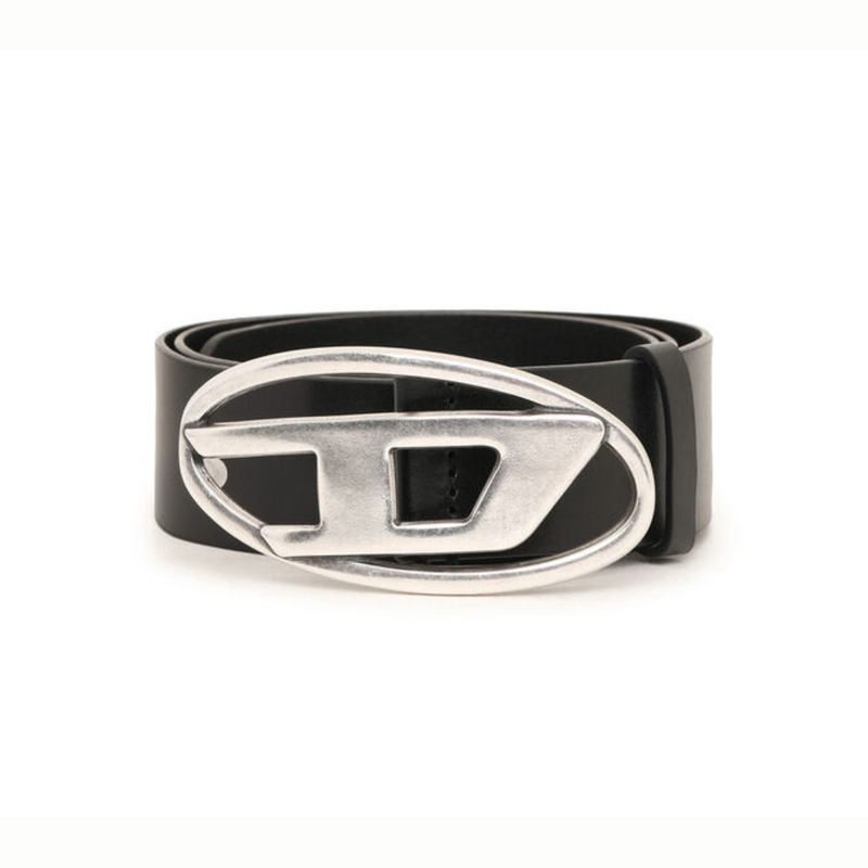 Diesel Leather belt with D buckle