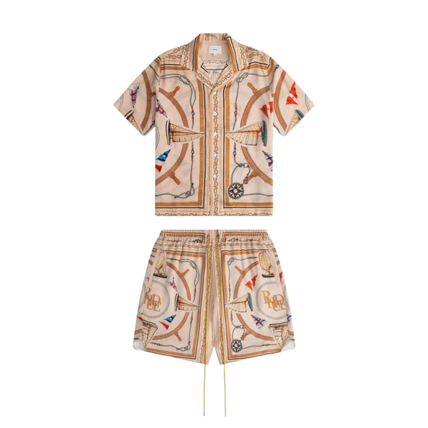 Rhude Nautical Silk Set