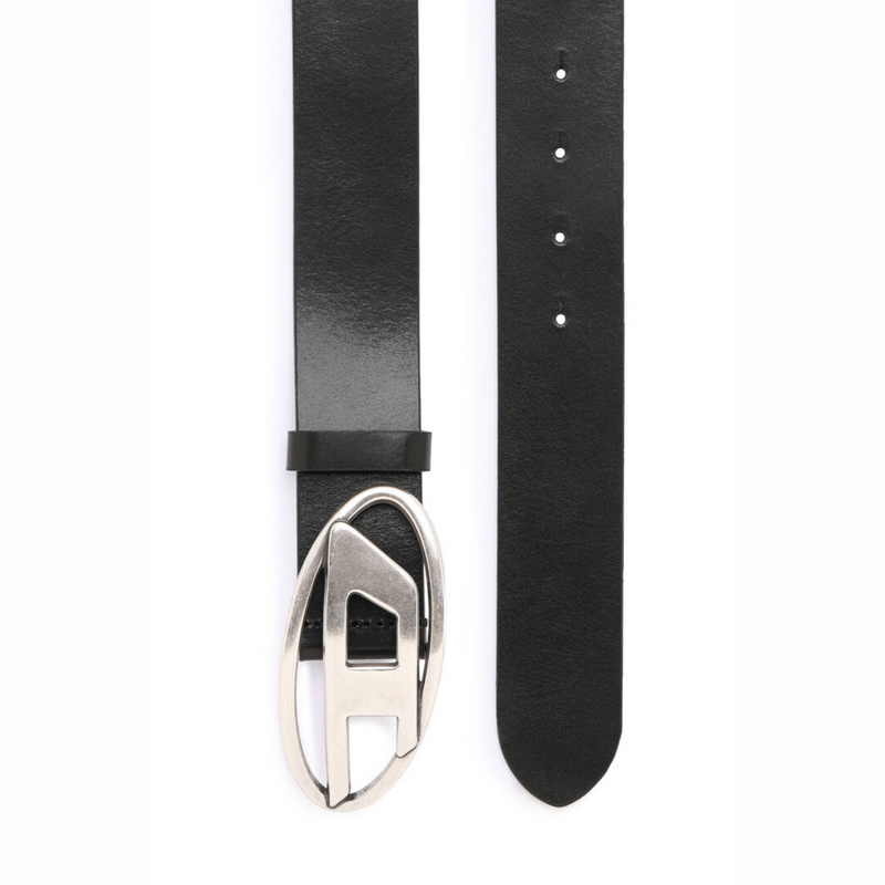 Diesel Leather belt with D buckle