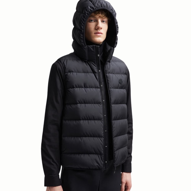 Moncler Valmasque Hooded Down Gilet