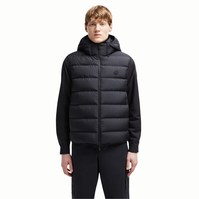 Moncler Valmasque Hooded Down Gilet