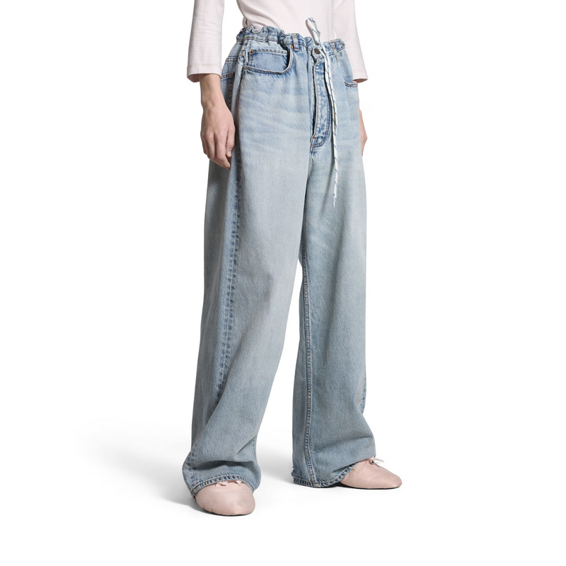 Balenciaga Oversized Baggy Trousers in Blue