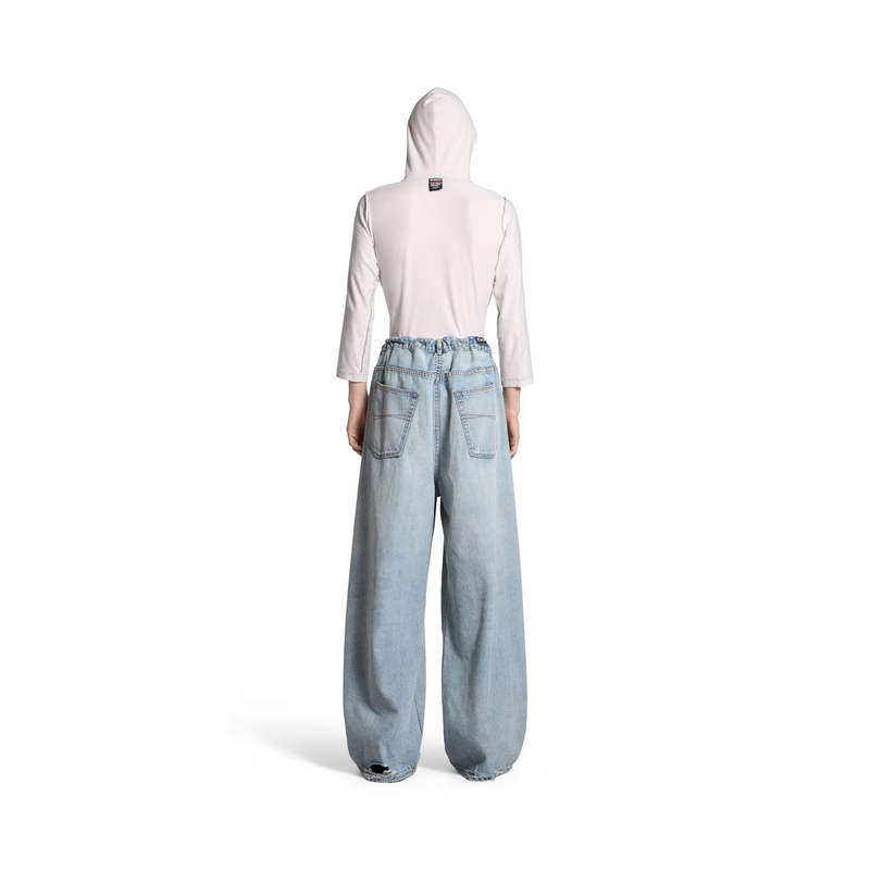 Balenciaga Oversized Baggy Trousers in Blue