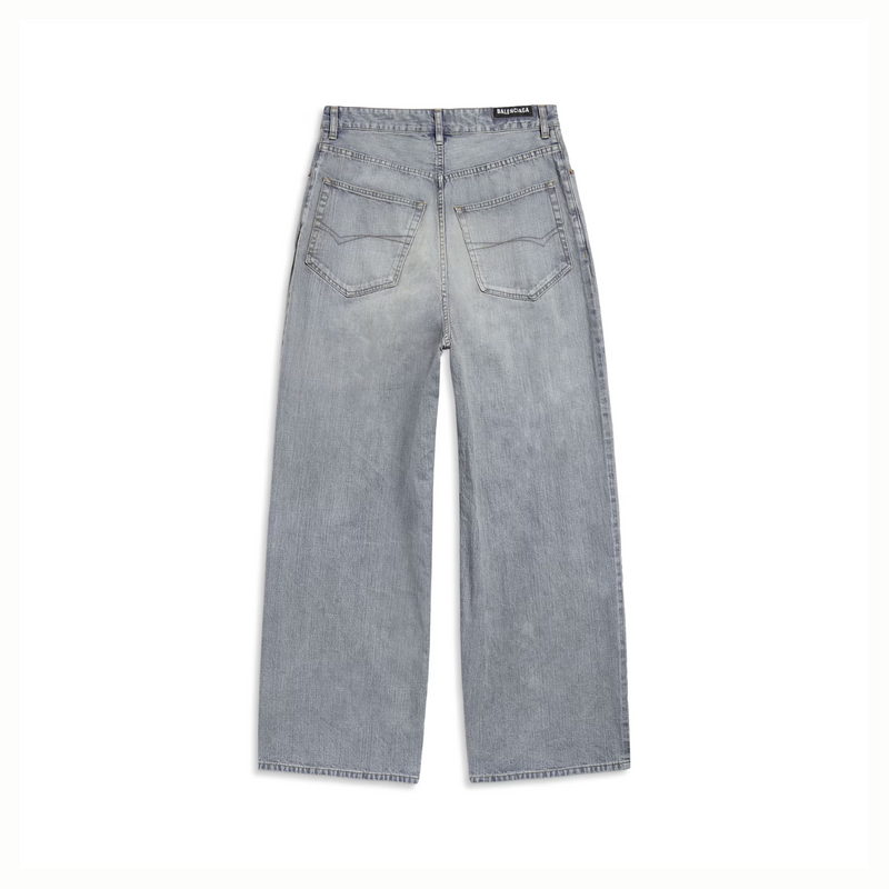 Balenciaga Baggy Trousers in blue Japanese ring denim