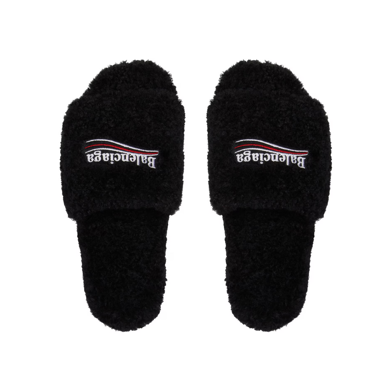 Balenciaga Furry Slide Sandal