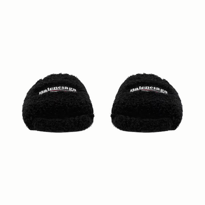 Balenciaga Furry Slide Sandal