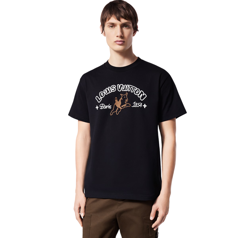 Louis Vuitton Embroidered Cotton T-Shirt