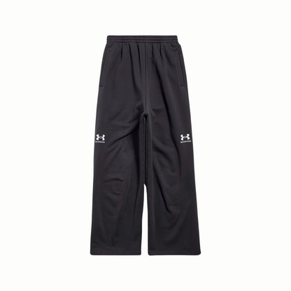 Balenciaga Under Armour® Baggy Sweatpants in Black/White Men's