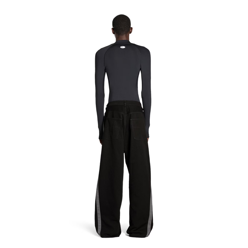 Balenciaga Under Armour® Tracksuit Denim Pants in Black Men's