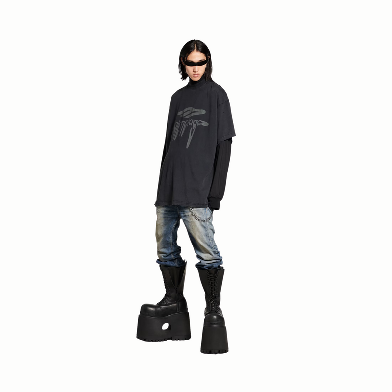 Balenciaga 3b Liquefied T-shirt Oversized