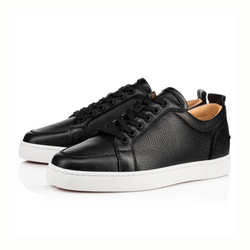 Christian Louboutin Rantulow Calfskin Black Sneakers